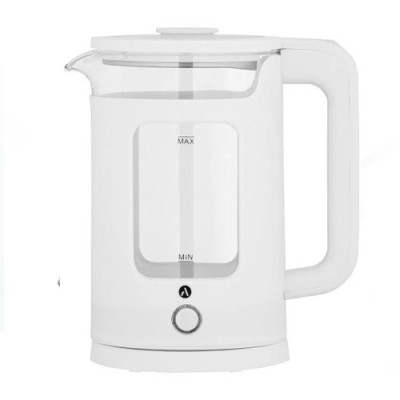 Чайник електричний 1,5л 1350Вт дисковий/скло Ardesto EKL-T31GW Білий (гарантія 1рік)
