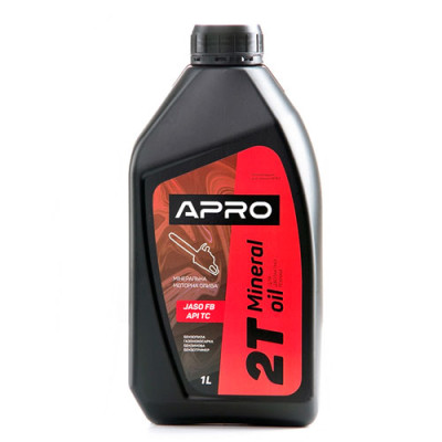 Олива для двотактних двигунів мінеральна 1л Апро