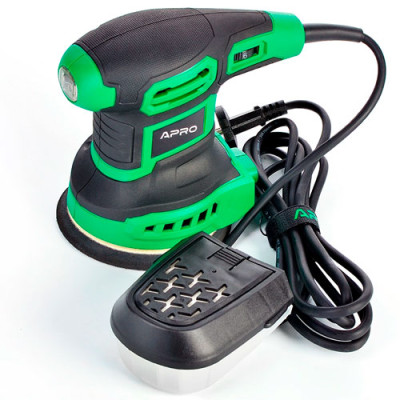 Шліфувальна машина ексцентрикова Апро RS 500 O125 без АКБ, без ЗП гарантія 1 рік