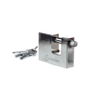 Замок навісний Extra П-подібний 70x50x18мм дисковий (фінський) ключ AURORA