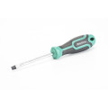 Викрутка шліцева гумова ручка SL6x150 CrV Стандарт (зелена) Сила