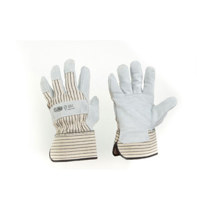 Рукавички комбіновані замшеві р10,5 (цільна долоня з підвісом/хедером) Сила