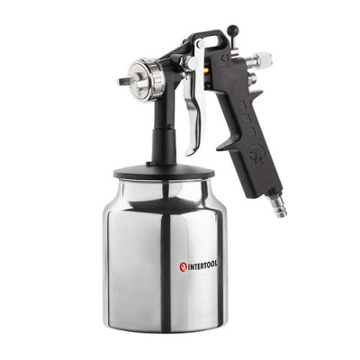 Фарбопульт пневматичний HP, форсунка 1.5мм, нижній метал.бачок 1000мл,5бар/PT-0211