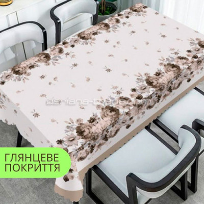 Клейонка PW363-R889-1-2 ПВХ 1,37х20м на тканинній основі ПРИНТ Блум Dariana