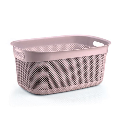 Кошик для білизни 9л Пудра 33*24*16,5см DROP DESING/М-164