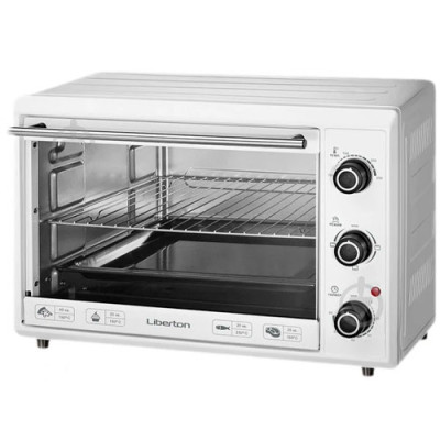 Електр. піч (духовка) 2000Вт 40л LIBERTON LEO-400 біла (гарантія 1 рік)
