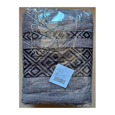 Рушник махровий банний 70*140 Ромб Koloco mix/152-57/уп 8шт