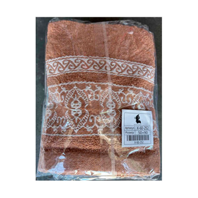 Рушник мікрофібра для обличчя 50*100 Mallory mix /Х-60-252/уп 6шт