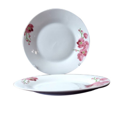 Тарілка керам. №8 Ніжність Орхідеї /уп.12шт