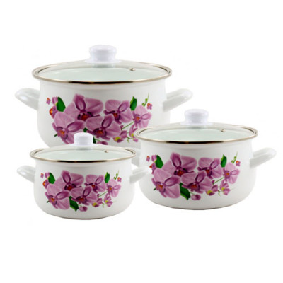 Набір емаль посуду (3пр 2л,3л,4,0л) 