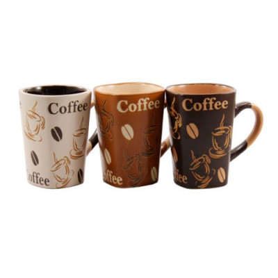 Кружка керам 310мл COFFEE МІХ /15505