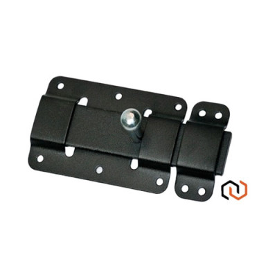 Засувка (Задвижка) мала, чорний оксамит 105мм*70мм Харків /уп 50шт