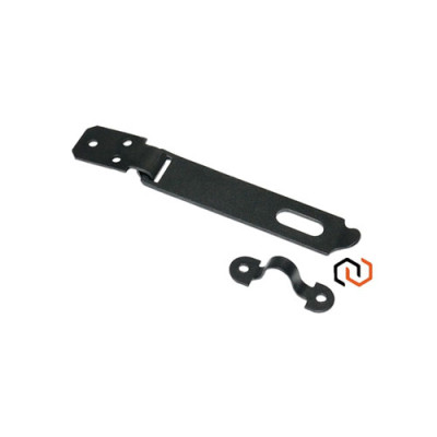 Накладка мала велика чорний оксамит 180мм