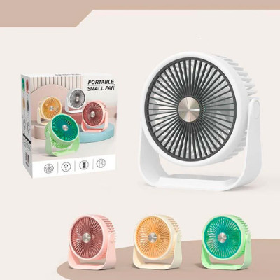 Вентилятор портативний ZB124A 6376 аккумулятор USB-microUSB (без гарантії)