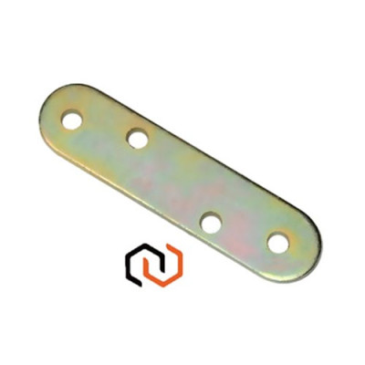 Пластина кріпильна №3/2 70мм*18мм*1мм-1.2мм оц.кругла /уп 50шт