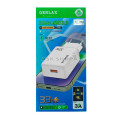 Блок живлення Type-C Gerlax GA39 3A 18w QC 3.0 1USB білий