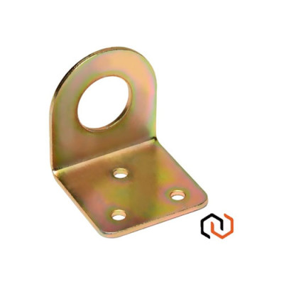 Вушка для замка №80 40мм*40мм*40мм*2мм цинк Рівностороннє  /уп 20шт