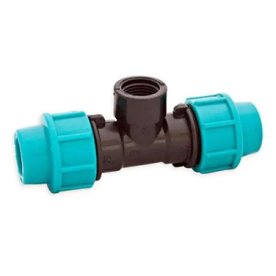 Трійник ПНТ 25*3/4*25 внутрішній Santehplast (5шт)