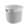Кошик для речей з кришкою 15л 320*305*280мм DROP DESIGN Сірий