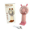 Вентилятор портативний MINI FAN аккумулятор USB з підставкою для телефона/S198