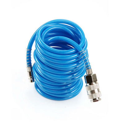 Шланг спіральний з швидкороз`ємним з`єднанням поліуретановий  5.5*8мм, 20м Апро