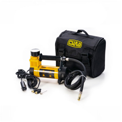 Компресор авто однопорш. 27л/хв, 7атм. Компакт,прикурювач Сила гарантія 2 роки