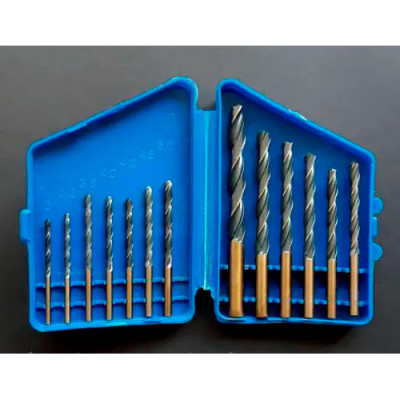 Набір свердел по металу 3-10мм Р9 /уп.13шт