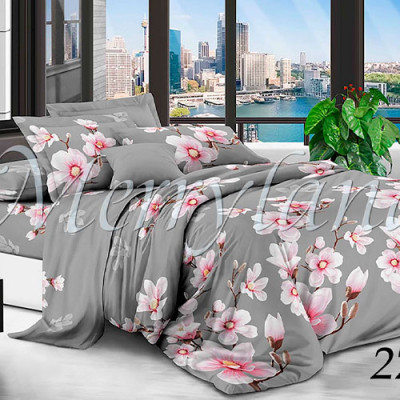 К-т пост. білизни двоспальне /2736 бязь MERRYLAND BRONZE(пр.180*215, под. 180*215 нав.70*70*2)