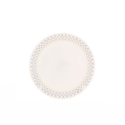 Тарілка керам. №8,5 мілка Кобальт хвилястий край /уп. 6шт