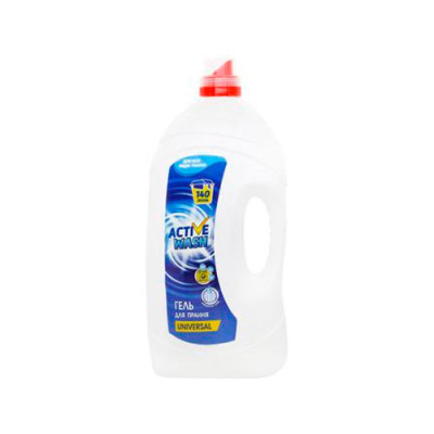 Гель для прання ACTIVE WASH Universal 5,75л Донат/уп.3шт