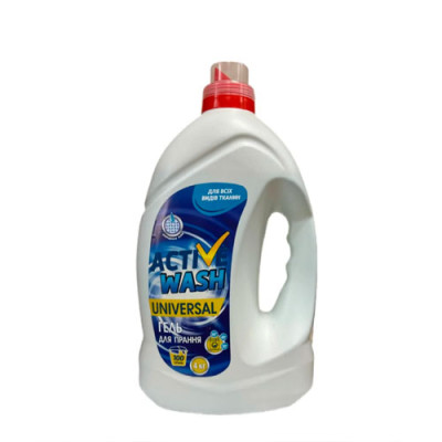 Гель для прання ACTIVE WASH Universal 4л Донат/уп.3шт