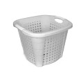 Кошик для білизни 34л з ручками Rattan Білий