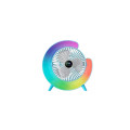 Вентилятор портативний Colorful Desktop F13 4376 аккумулятор USB з подсвіткою(без гарантії)
