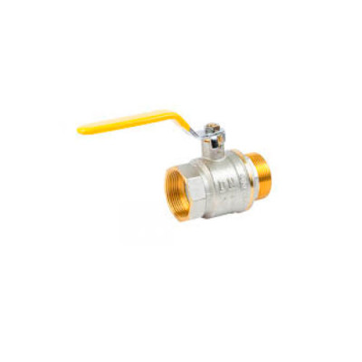 Кран кульовий 3/4 ВЗ ручка WaterPro жовтий (шар латунь)