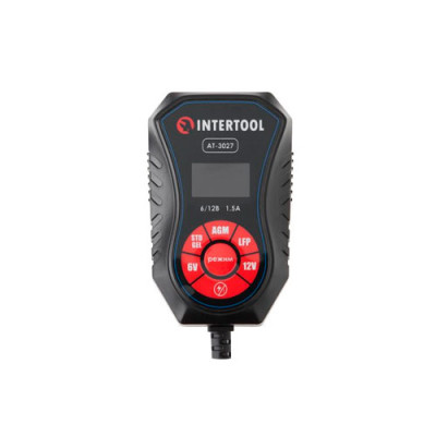 Зарядний пристрій для акумуляторів 6*12В, 1,5А, 1,2-40а/ч, зимній режим зарядки, дісплей, з мікропроцессором, гарантія 1 рік