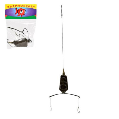 Монтаж короповий 50гр на 2гачка /КМ-044