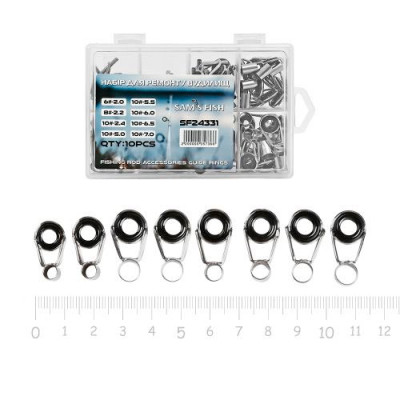 Набір кілець для ремонту вудилищ уп.80шт/SF24331