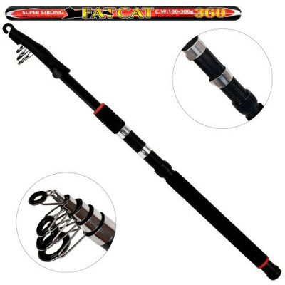 Спінінг телескопичний короповий 3,6м 7к 