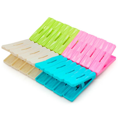 Прищіпка кольорова пластик 16шт/уп /WW00749
