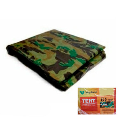 Тент 4*4 м Хакі /пл. 100 гр/м2 VAPLANT/PLANDEKA