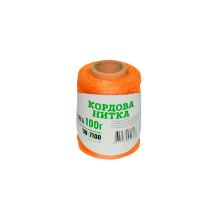 Нитки кордові 100гр /TW-7100/уп.45шт