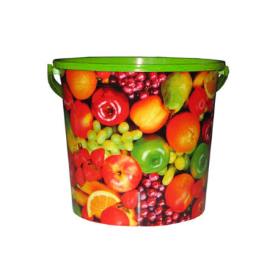 Відро 10л п/е з малюнком 