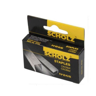 Скоба для канцелярского степлера №24/6 SOZ /4721/ уп-1000шт