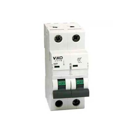 Автомат. вимикач 2C двополюсний 16А 4,5кА 230/400V Тип С  VIKO /уп.12шт