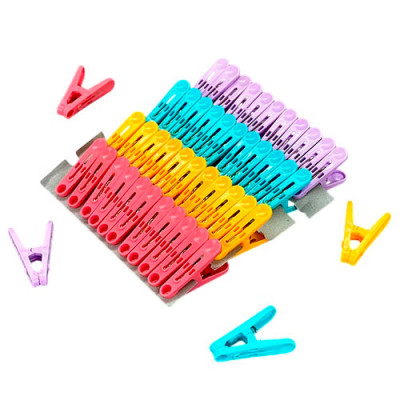 Прищіпка побутова пластик 48шт WHW73872-35/уп 144шт