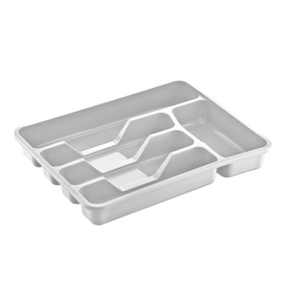 Лоток для столових приладів малий Сірий /14000/ Dunia plastik