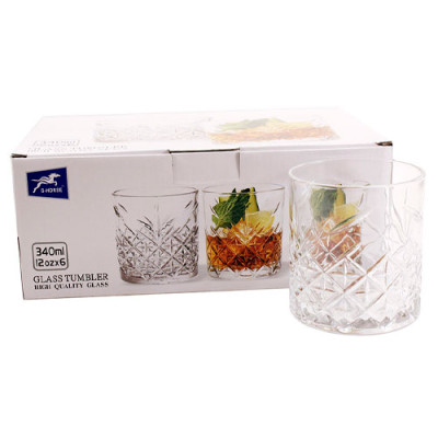 Набір келихів для віскі 6шт 340мл /BM5411BLC