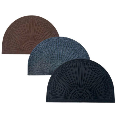 Килимок з гумової крихти придверний 60*90 КR-703 МІКС