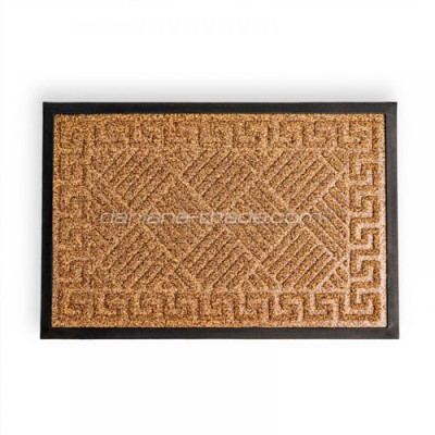Килимок придверний текстильний Dariana Grass 45*75 світло-коричневий