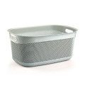 Кошик для білизни 6,6л Сірий  29*21,5*15см DROP DESING/М-163